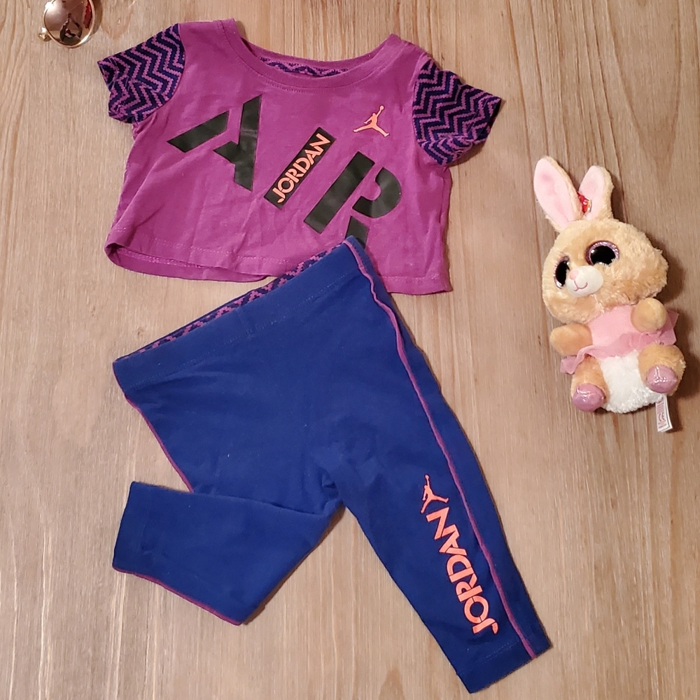 Jordan toddler infant girl's matching 2 piece set